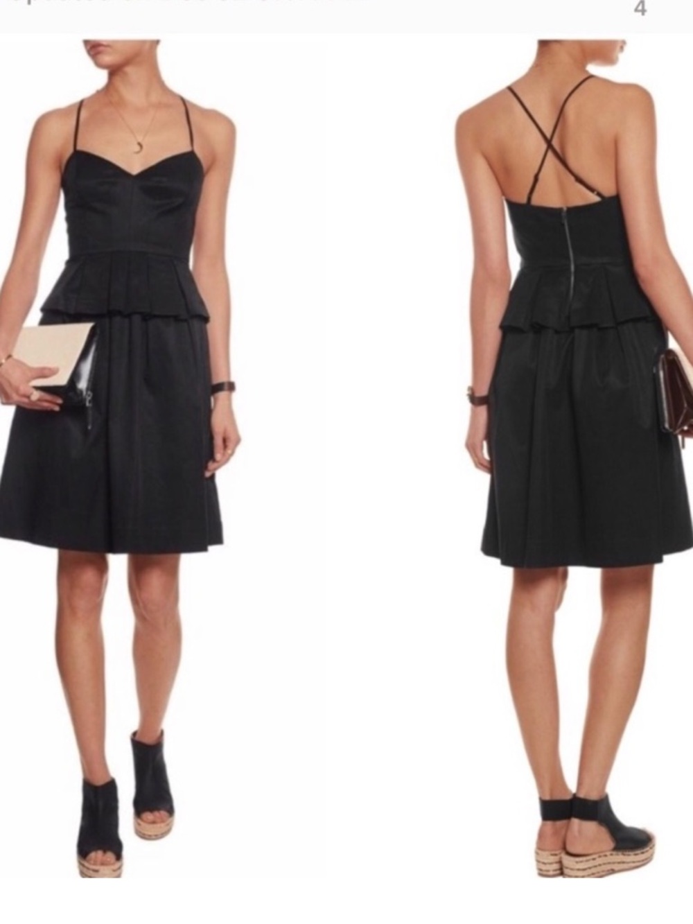 Elizabeth & James Peplum Gosha
Cocktail Dress Sz 8